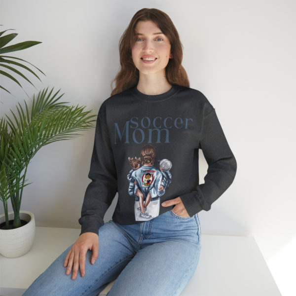 Soccer mom Heavy Blend™ Crewneck Sweatshirt - Image 99