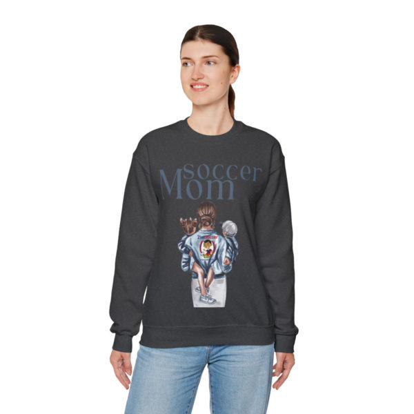 Soccer mom Heavy Blend™ Crewneck Sweatshirt - Image 96