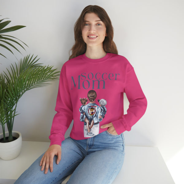 Soccer mom Heavy Blend™ Crewneck Sweatshirt - Image 154