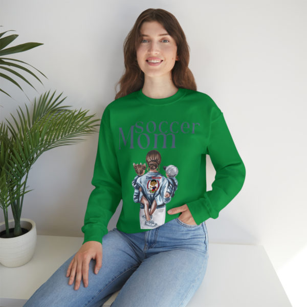 Soccer mom Heavy Blend™ Crewneck Sweatshirt - Image 88