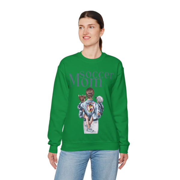 Soccer mom Heavy Blend™ Crewneck Sweatshirt - Image 85