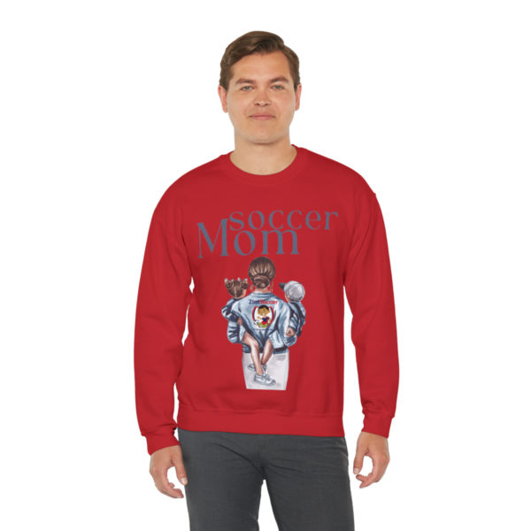 Soccer mom Heavy Blend™ Crewneck Sweatshirt - Image 6