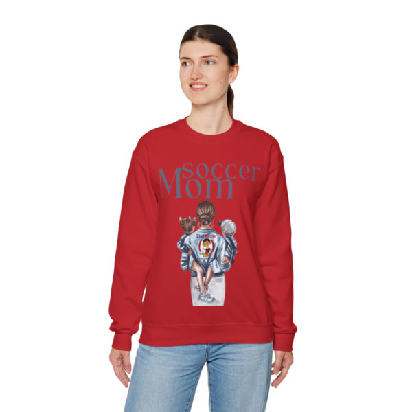 Soccer mom Heavy Blend™ Crewneck Sweatshirt - Image 8