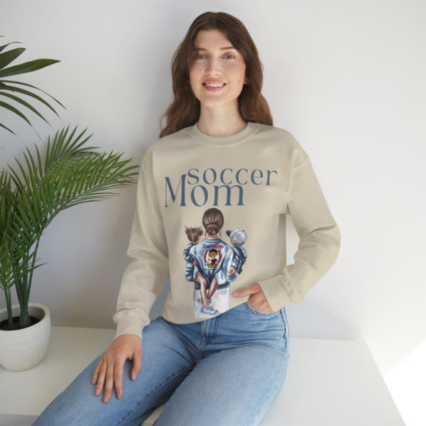 Soccer mom Heavy Blend™ Crewneck Sweatshirt - Image 55