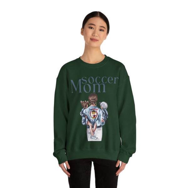 Soccer mom Heavy Blend™ Crewneck Sweatshirt - Image 70