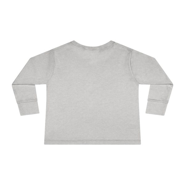 Toddler Long Sleeve Tee white logo - Image 6