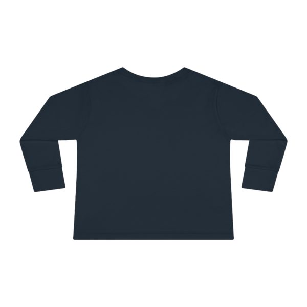 Toddler Long Sleeve Tee white logo - Image 2