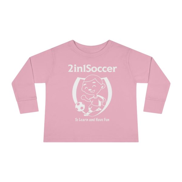 Toddler Long Sleeve Tee white logo - Image 21