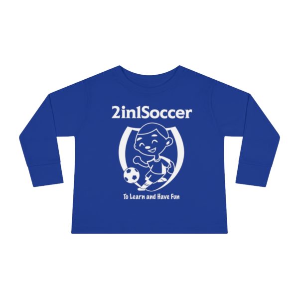 Toddler Long Sleeve Tee white logo - Image 13