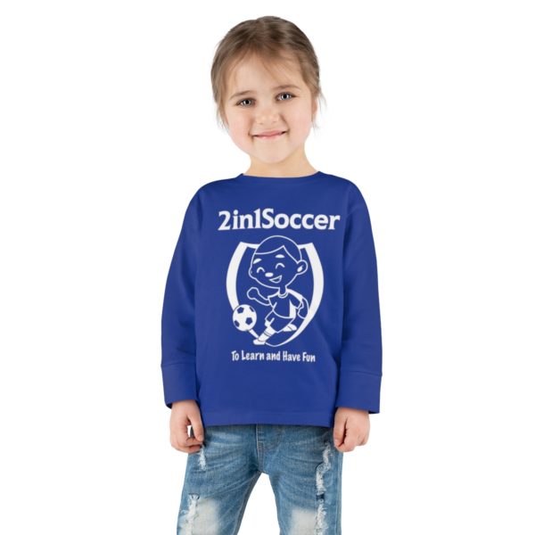 Toddler Long Sleeve Tee white logo - Image 16