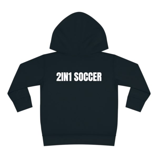 Toddler Pullover Fleece Hoodie small logo - Image 3