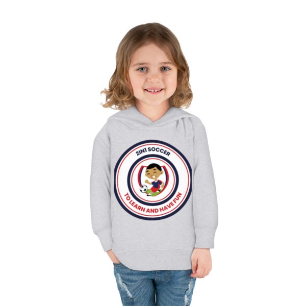 Toddler Pullover Fleece Hoodie circle logo - Image 12
