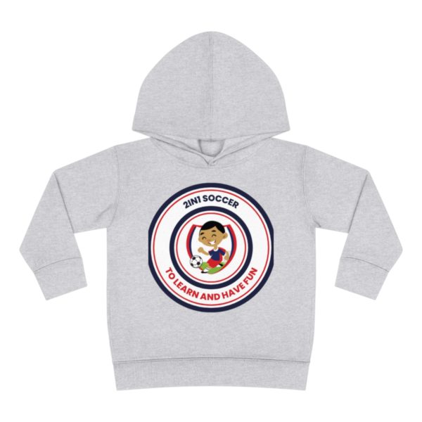 Toddler Pullover Fleece Hoodie circle logo - Image 9