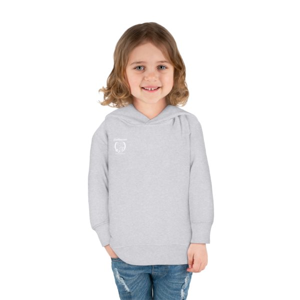 Toddler Pullover Fleece Hoodie small logo - Image 12