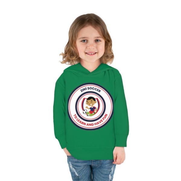 Toddler Pullover Fleece Hoodie circle logo - Image 16