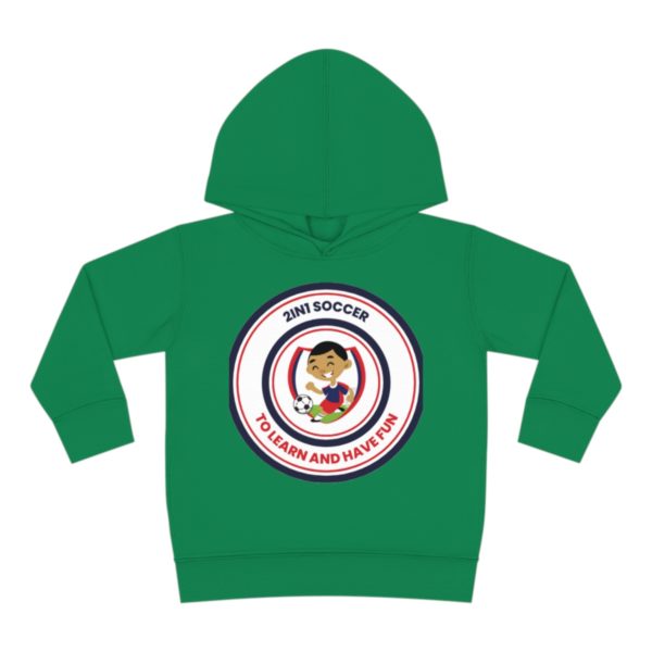 Toddler Pullover Fleece Hoodie circle logo - Image 13