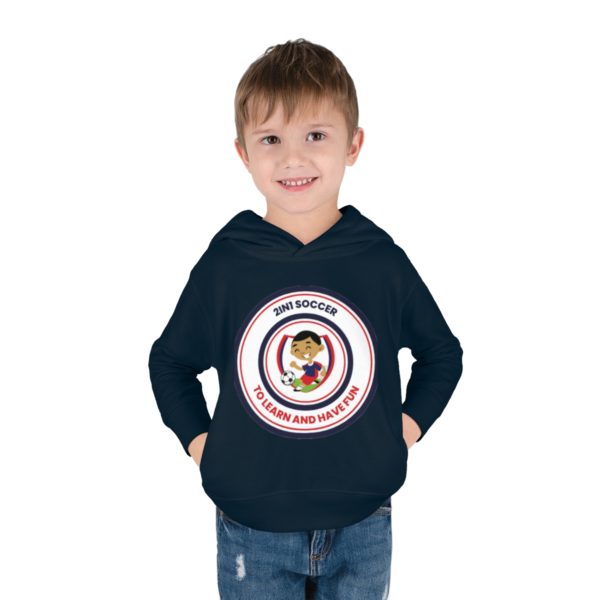 Toddler Pullover Fleece Hoodie circle logo - Image 39