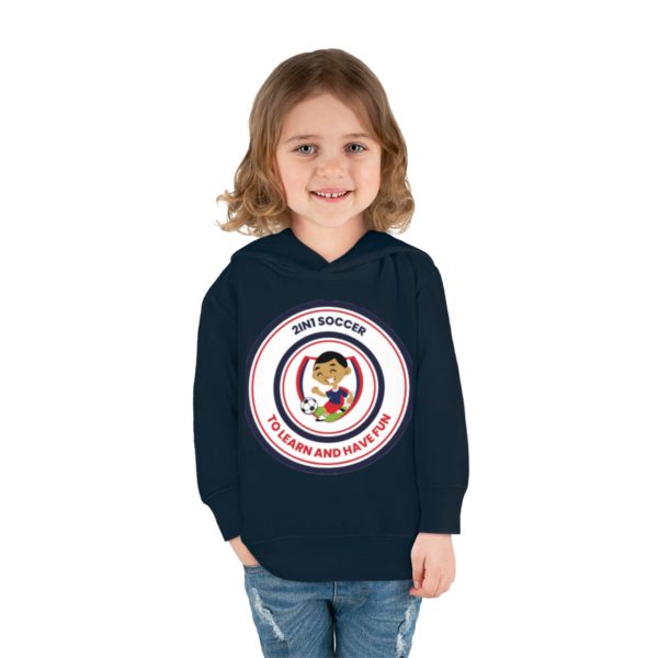 Toddler Pullover Fleece Hoodie circle logo - Image 40