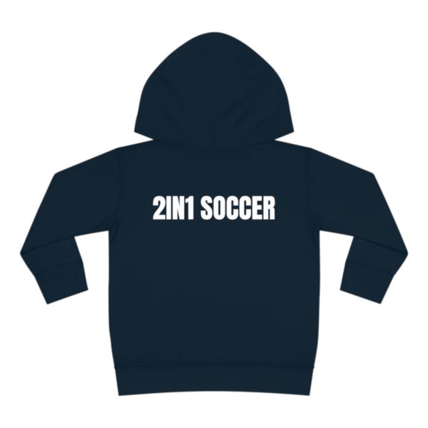 Toddler Pullover Fleece Hoodie small logo - Image 34