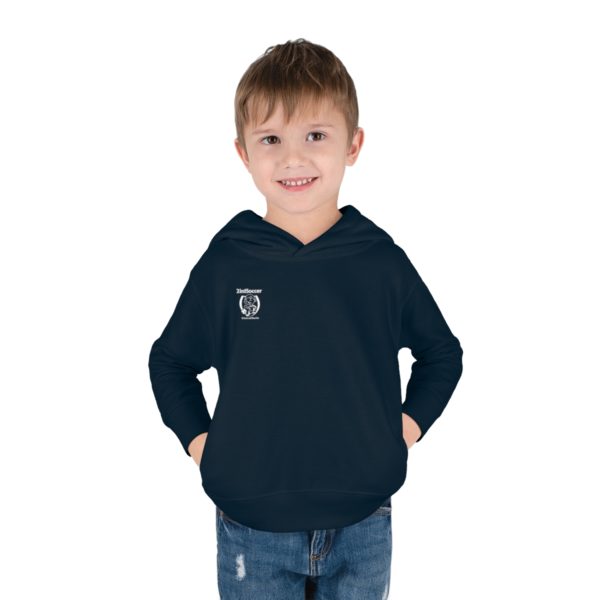 Toddler Pullover Fleece Hoodie small logo - Image 35
