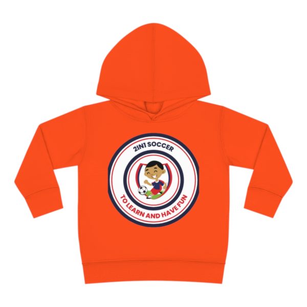 Toddler Pullover Fleece Hoodie circle logo - Image 2