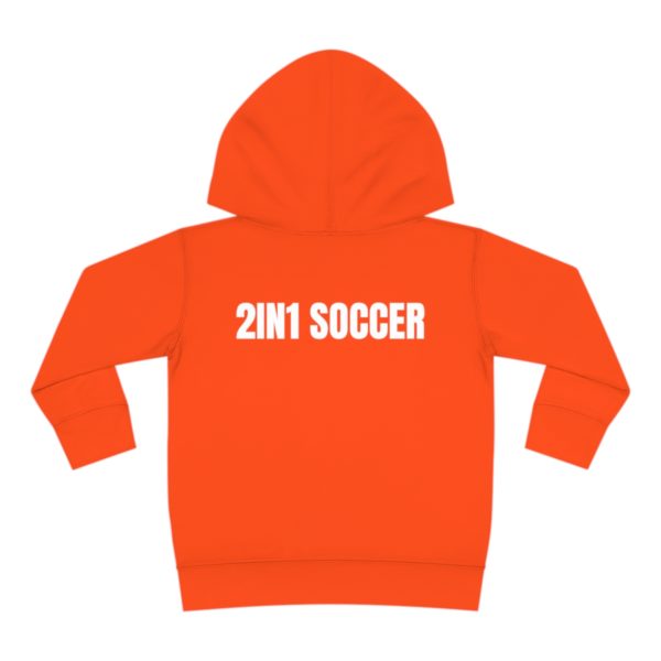 Toddler Pullover Fleece Hoodie small logo - Image 6