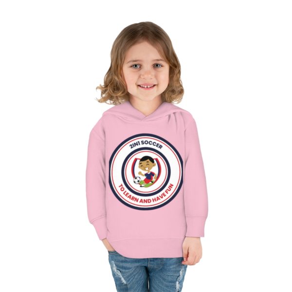Toddler Pullover Fleece Hoodie circle logo - Image 48