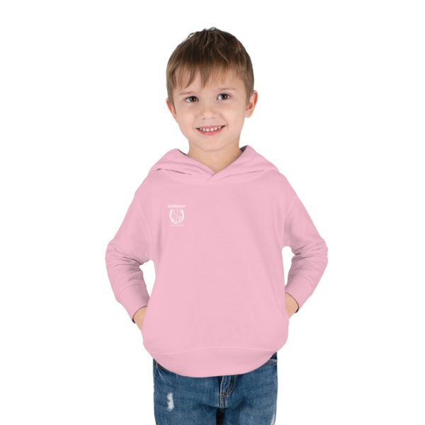 Toddler Pullover Fleece Hoodie small logo - Image 43