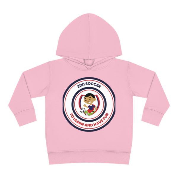 Toddler Pullover Fleece Hoodie circle logo - Image 45