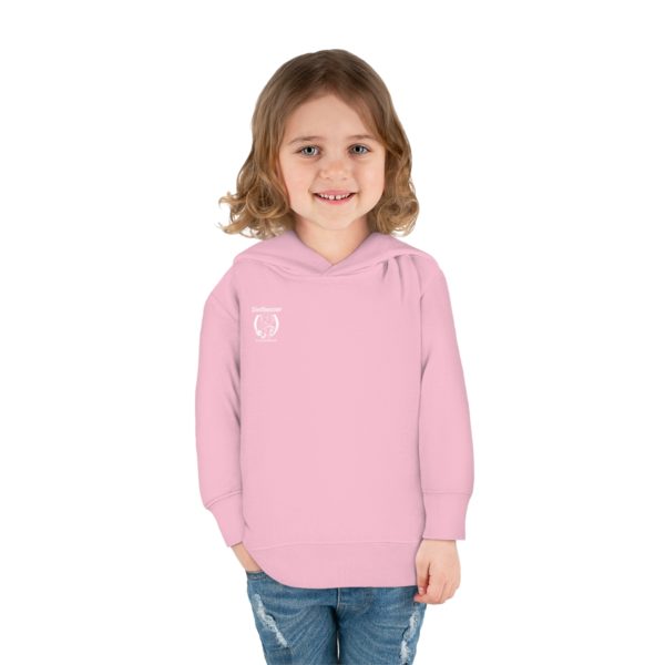 Toddler Pullover Fleece Hoodie small logo - Image 44