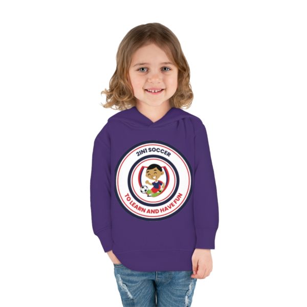 Toddler Pullover Fleece Hoodie circle logo - Image 44