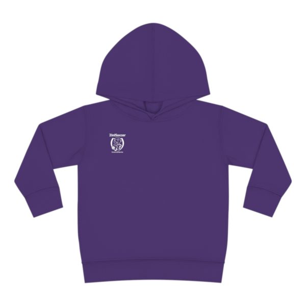 Toddler Pullover Fleece Hoodie small logo - Image 37
