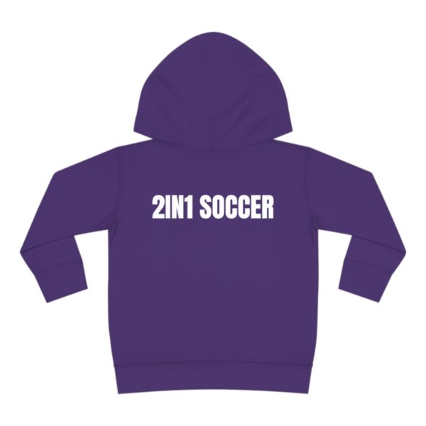 Toddler Pullover Fleece Hoodie small logo - Image 38