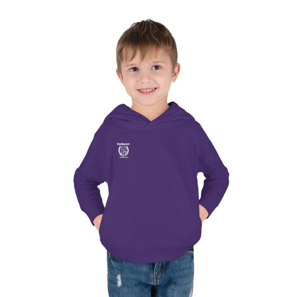 Toddler Pullover Fleece Hoodie small logo - Image 39