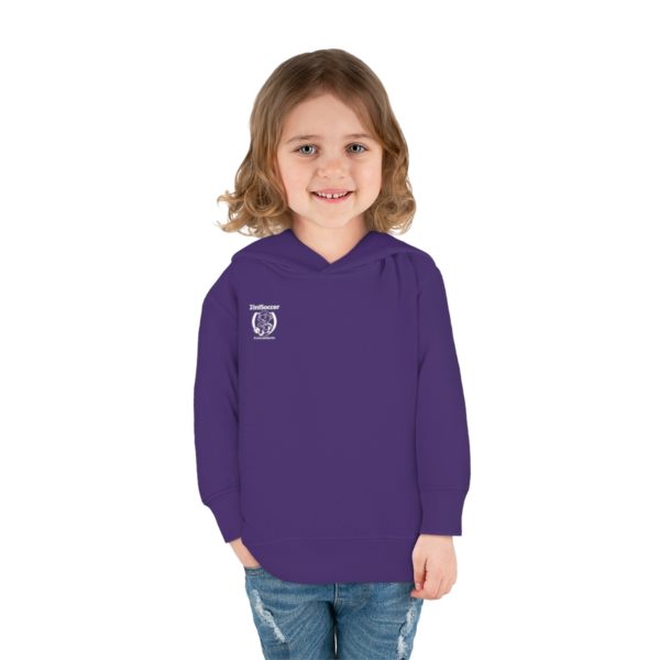 Toddler Pullover Fleece Hoodie small logo - Image 40