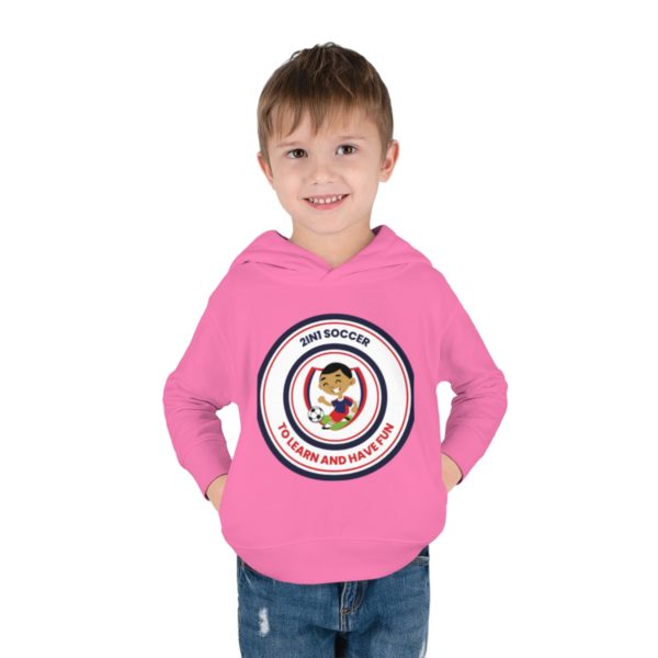 Toddler Pullover Fleece Hoodie circle logo - Image 51