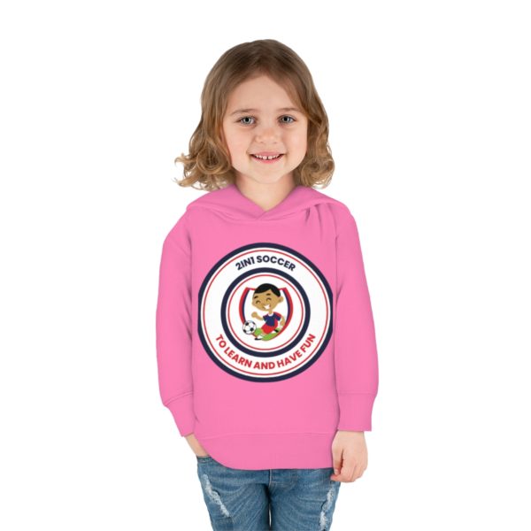 Toddler Pullover Fleece Hoodie circle logo - Image 52