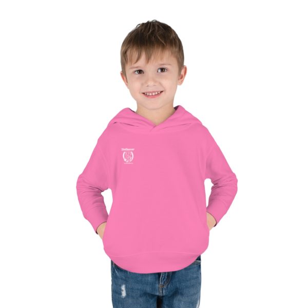 Toddler Pullover Fleece Hoodie small logo - Image 47