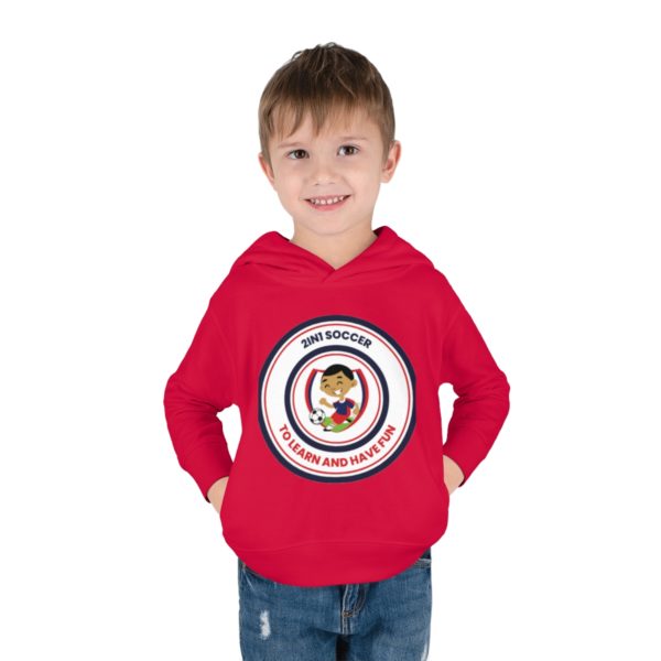 Toddler Pullover Fleece Hoodie circle logo - Image 59