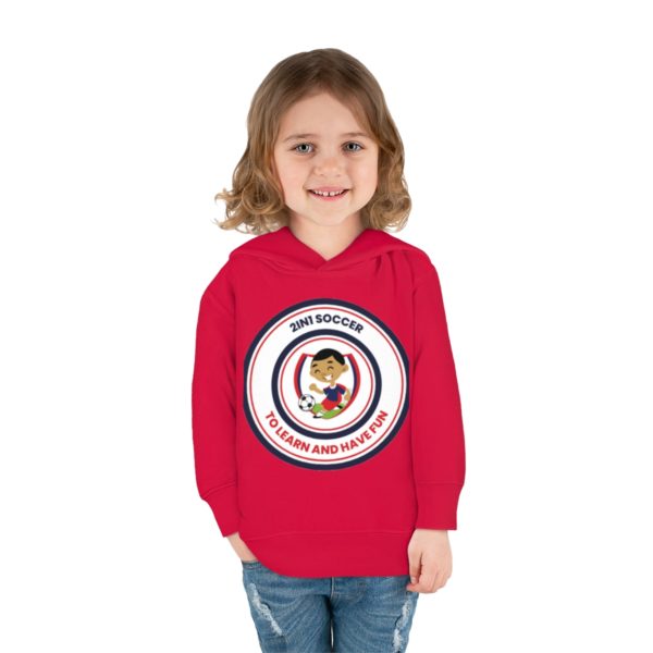Toddler Pullover Fleece Hoodie circle logo - Image 60