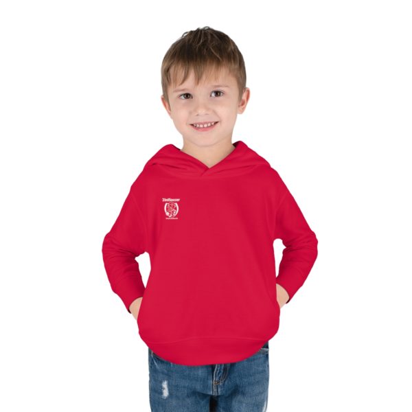 Toddler Pullover Fleece Hoodie small logo - Image 55
