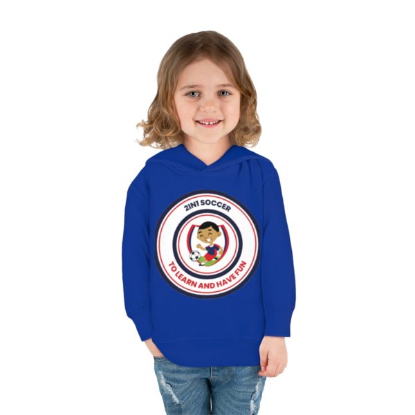 Toddler Pullover Fleece Hoodie circle logo - Image 28