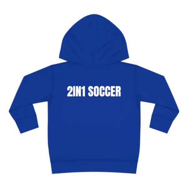 Toddler Pullover Fleece Hoodie small logo - Image 26