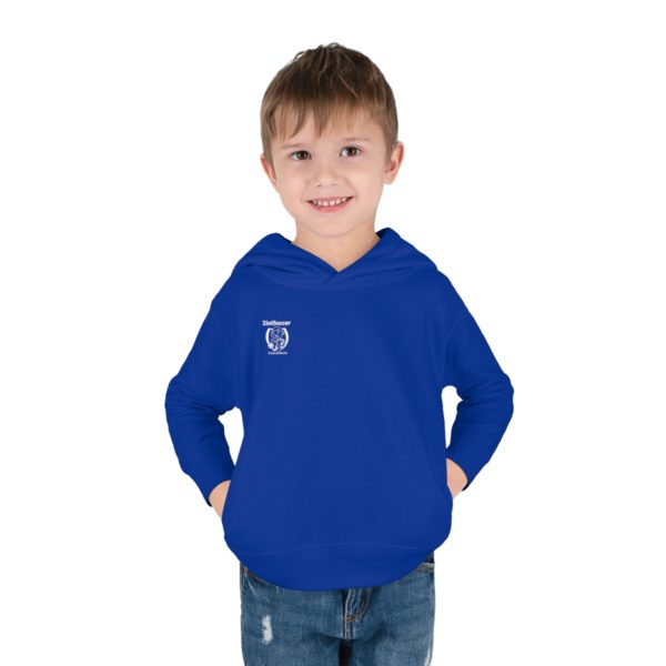 Toddler Pullover Fleece Hoodie small logo - Image 27