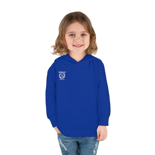 Toddler Pullover Fleece Hoodie small logo - Image 28