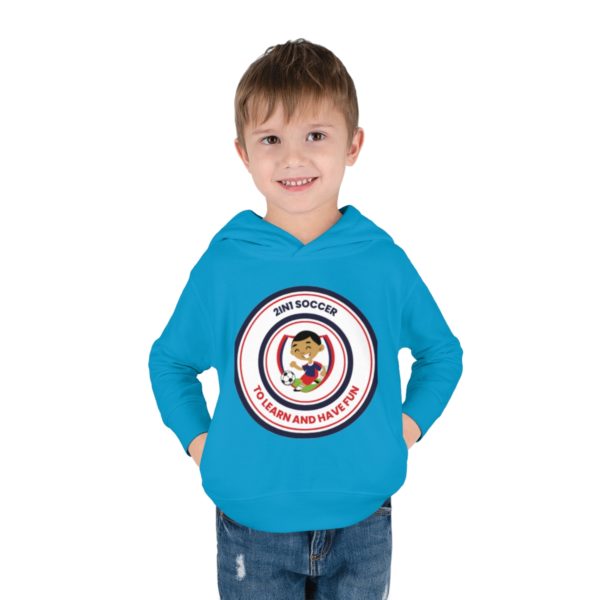 Toddler Pullover Fleece Hoodie circle logo - Image 23