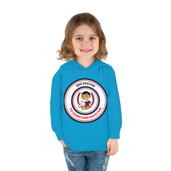 Toddler Pullover Fleece Hoodie circle logo - Image 24