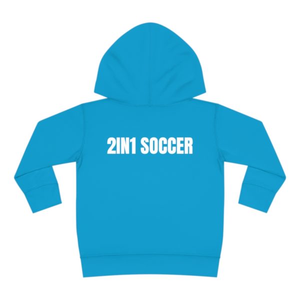 Toddler Pullover Fleece Hoodie small logo - Image 22