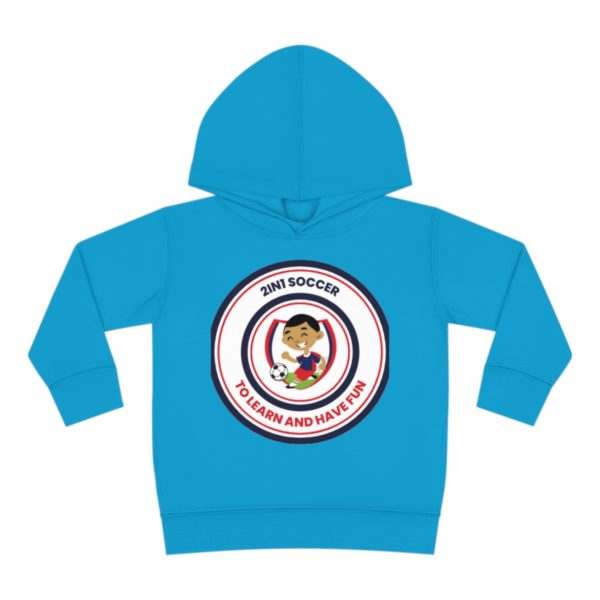 Toddler Pullover Fleece Hoodie circle logo - Image 21