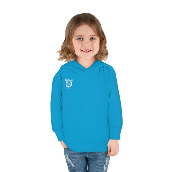 Toddler Pullover Fleece Hoodie small logo - Image 24
